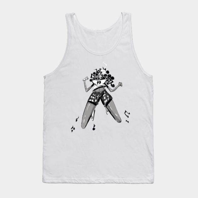 Punk Queen Tank Top by Ninjanese_art